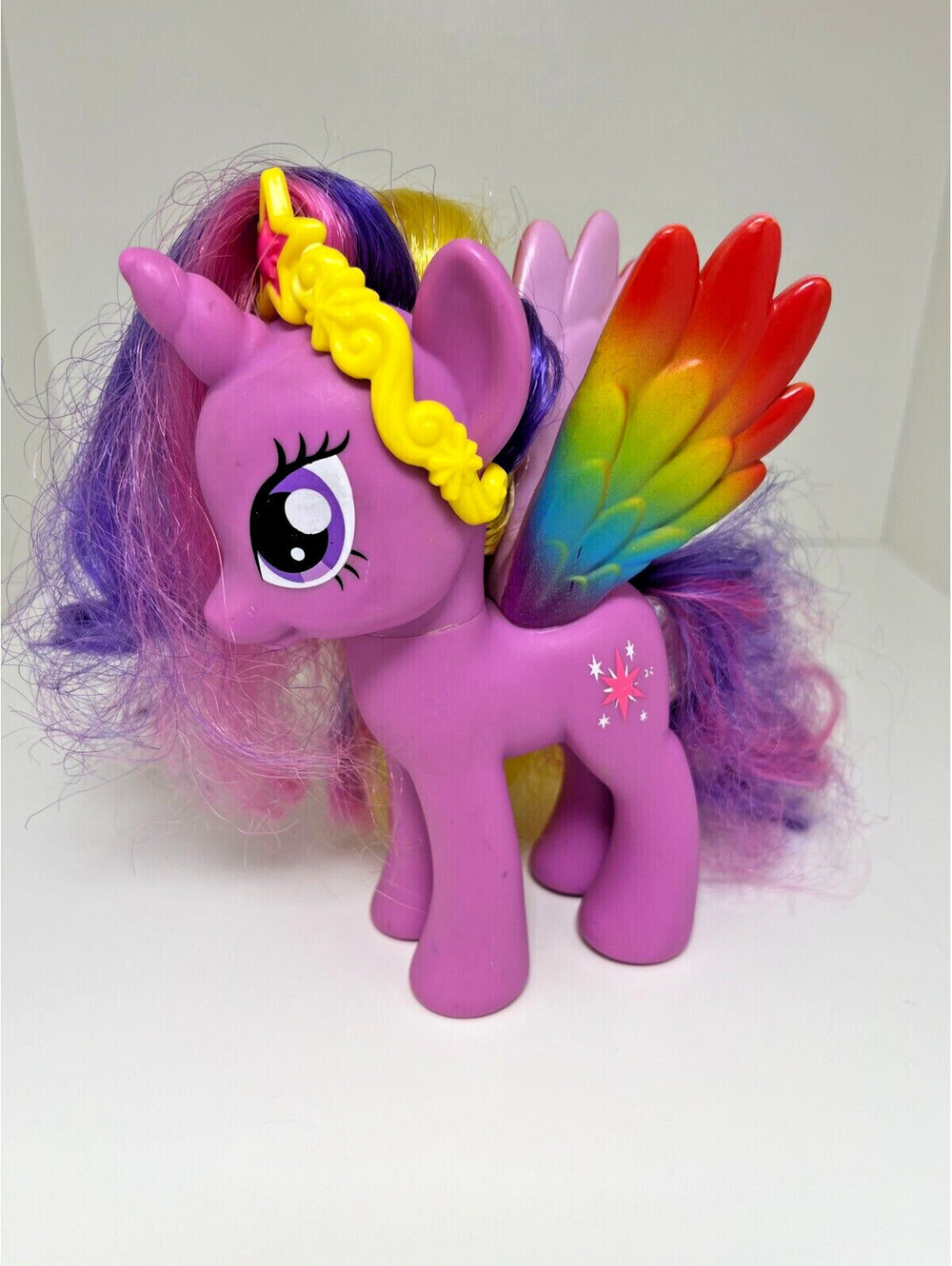My Little Pony Action Figure 2010 Twilight Sparkle Rainbow Unicorn Brushable